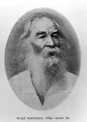 Walt Whitman, fotografiert 1889